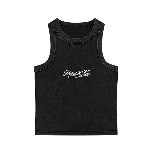 Protect N' Keep Crop Tank | Black