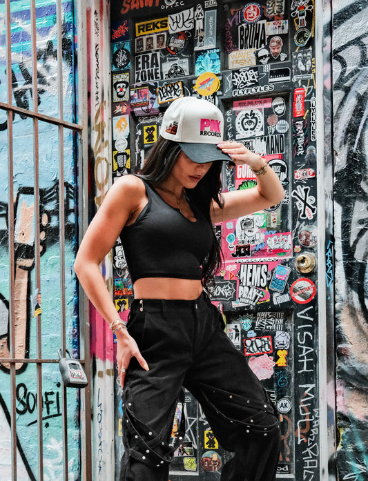 PNK Brick By Brick Structured Two Tone Hat (PRE ORDER ITEM ONLY)